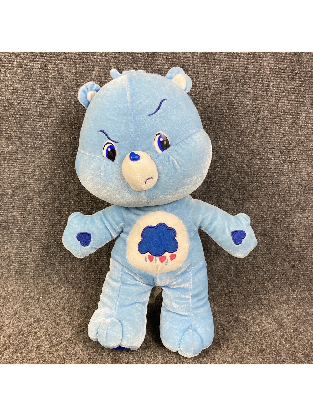 2007 Vintage Nanco Grumpy Blue Care Bear Plush 15" Stuffed Toy
